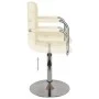 Cremefarbener Küchenhocker aus Stoff von , Küchenhocker - Ref: Foro24-334545, Preis: 80,53 €, Rabatt: %