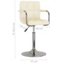 Cremefarbener Küchenhocker aus Stoff von , Küchenhocker - Ref: Foro24-334545, Preis: 85,11 €, Rabatt: %
