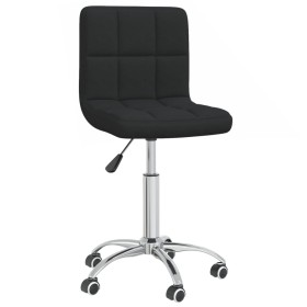 Swivel dining chair, black fabric by , dining chairs - Ref: Foro24-3087537, Price: 82,66 €, Discount: %
