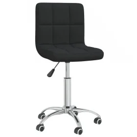 Swivel dining chair, black fabric by , dining chairs - Ref: Foro24-3087537, Price: 87,92 €, Discount: %