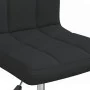 Drehbarer Esszimmerstuhl aus schwarzem Stoff von , Essstühle - Ref: Foro24-3087537, Preis: 87,92 €, Rabatt: %