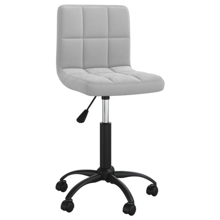Drehbarer Esszimmerstuhl aus hellgrauem Samt von , Essstühle - Ref: Foro24-3087596, Preis: 83,51 €, Rabatt: %