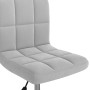 Drehbarer Esszimmerstuhl aus hellgrauem Samt von , Essstühle - Ref: Foro24-3087596, Preis: 83,51 €, Rabatt: %