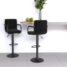 Küchenhocker 2 Stück Stoff schwarz von , Küchenhocker - Ref: Foro24-334641, Preis: 155,19 €, Rabatt: %