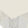 Double-roof gazebo with cream steel mesh walls, 2.94x2.94 m by , Tents and gazebos - Ref: Foro24-368454, Price: 288,69 €, Dis...