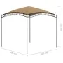 Taupe gray gazebo 3x3x2.65 m 180 g/m² by vidaXL, Tents and gazebos - Ref: Foro24-313907, Price: 153,94 €, Discount: %