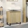 Armario de baño madera de ingeniería roble Sonoma 58x33x60 cm de , Muebles de baño - Ref: Foro24-849675, Precio: 52,34 €, Des...