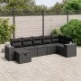 7-piece garden dining set with black synthetic rattan cushions by , Garden sets - Ref: Foro24-3264451, Price: 516,51 €, Disco...