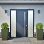 2 olive green steel planters 45x45x75 cm by , Pots and planters - Ref: Foro24-851101, Price: 127,82 €, Discount: %
