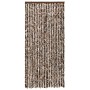 Brown and white chenille mosquito net curtain 90x220 cm by vidaXL, Mosquito nets for windows - Ref: Foro24-325452, Price: 54,...