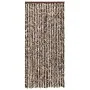 Brown and white chenille mosquito net curtain 90x220 cm by vidaXL, Mosquito nets for windows - Ref: Foro24-325452, Price: 60,...
