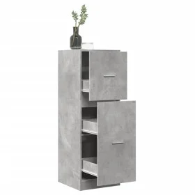 Medizinschrank aus grauem Betonholz 40x41x118 cm. von , Schließfächer und Lagerschränke - Ref: Foro24-855199, Preis: 124,74 €...