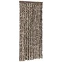 Brown and white chenille mosquito net curtain 90x220 cm by vidaXL, Mosquito nets for windows - Ref: Foro24-325452, Price: 60,...
