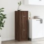 Medicine cabinet made of brown oak wood, 40x41x118 cm. by , Lockers and storage cabinets - Ref: Foro24-855202, Price: 80,37 €...
