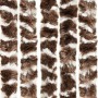 Brauner und weißer Chenille-Moskitonetzvorhang 90x220 cm von vidaXL, Moskitonetze für Fenster - Ref: Foro24-325452, Preis: 54...
