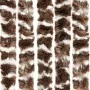 Brown and white chenille mosquito net curtain 90x220 cm by vidaXL, Mosquito nets for windows - Ref: Foro24-325452, Price: 60,...