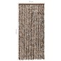 Brown and white chenille mosquito net curtain 90x220 cm by vidaXL, Mosquito nets for windows - Ref: Foro24-325452, Price: 54,...