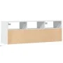 Wand-TV-Möbel mit LED-Lichtern, weiß, 130x31x45 cm. von , TV-Möbel - Ref: Foro24-852341, Preis: 91,49 €, Rabatt: %