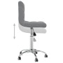 Drehbarer Bürostuhl aus hellem grauem Stoff von , Bürostühle - Ref: Foro24-334313, Preis: 102,47 €, Rabatt: %
