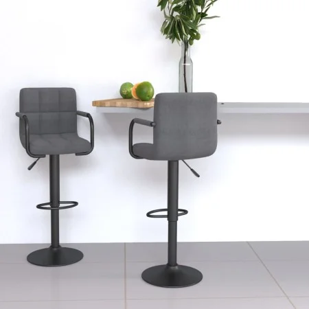 Küchenhocker, 2 Stück, hellgraues Stoffpolster von , Küchenhocker - Ref: Foro24-334635, Preis: 126,30 €, Rabatt: %