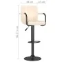 Taburetes de cocina 2 unidades tela crema von , Küchenhocker - Ref: Foro24-334637, Preis: 132,52 €, Rabatt: %