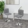 Swivel dining chairs 2 units light gray fabric by , dining chairs - Ref: Foro24-334209, Price: 107,31 €, Discount: %