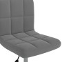 Dunkelgraues Samt-Drehstuhles für Esszimmer von , Essstühle - Ref: Foro24-3087597, Preis: 83,48 €, Rabatt: %