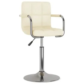 Cremefarbener Stoff-Esszimmerstuhl von , Essstühle - Ref: Foro24-3087878, Preis: 80,53 €, Rabatt: %
