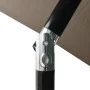 Umbrella with LED and taupe gray steel pole 2x3 m by vidaXL, Umbrellas - Ref: Foro24-313789, Price: 74,96 €, Discount: %