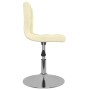 Drehstühle für Esszimmer, 6 Stück, cremefarbenes Stoffpolster. von , Essstühle - Ref: Foro24-3087460, Preis: 311,02 €, Rabatt: %