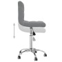 Drehbarer Esszimmerstuhl aus hellem grauem Stoff von , Essstühle - Ref: Foro24-3087531, Preis: 102,47 €, Rabatt: %