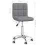 Drehbarer Esszimmerstuhl aus hellem grauem Stoff von , Essstühle - Ref: Foro24-3087531, Preis: 100,51 €, Rabatt: %