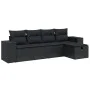 5-piece garden furniture set with black synthetic rattan cushions by , Garden sets - Ref: Foro24-3264391, Price: 361,74 €, Di...