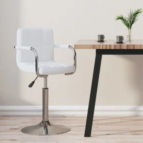 Küchenhocker aus weißem Kunstleder von , Küchenhocker - Ref: Foro24-334563, Preis: 91,15 €, Rabatt: %
