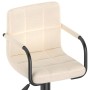 Cremefarbener Küchenhocker aus Stoff von , Küchenhocker - Ref: Foro24-334627, Preis: 78,66 €, Rabatt: %
