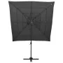 4-tier parasol with anthracite aluminum pole 250x250 cm by vidaXL, Umbrellas - Ref: Foro24-313822, Price: 196,92 €, Discount: %