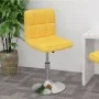 Drehbarer gelber Küchenhocker aus Stoff von , Küchenhocker - Ref: Foro24-334206, Preis: 73,81 €, Rabatt: %