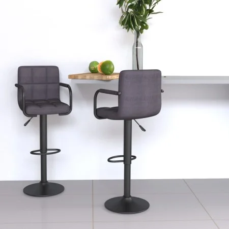 Küchenhocker, 2 Stück, Stoff in Grau-Taupe. von , Küchenhocker - Ref: Foro24-334644, Preis: 146,17 €, Rabatt: %