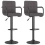 Taburetes de cocina 2 unidades tela gris taupe de , Taburetes de cocina - Ref: Foro24-334644, Precio: 146,17 €, Descuento: %