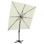 4-level parasol with sand aluminum pole 250x250 cm by vidaXL, Umbrellas - Ref: Foro24-313820, Price: 193,71 €, Discount: %