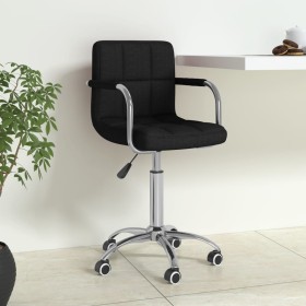 Black fabric swivel office chair by , Office chairs - Ref: Foro24-334673, Price: 102,26 €, Discount: %