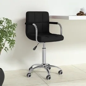 Drehbarer Bürostuhl aus schwarzem Stoff von , Bürostühle - Ref: Foro24-334673, Preis: 100,41 €, Rabatt: %
