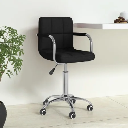 Black fabric swivel office chair by , Office chairs - Ref: Foro24-334673, Price: 100,41 €, Discount: %