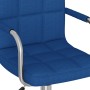 Drehbarer Bürostuhl aus blauem Stoff von , Bürostühle - Ref: Foro24-334671, Preis: 82,89 €, Rabatt: %
