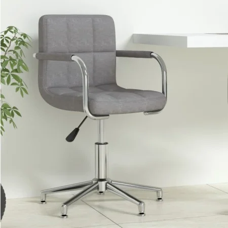 Silla de oficina giratoria de tela gris claro de , Sillas de oficina - Ref: Foro24-334729, Precio: 104,53 €, Descuento: %