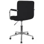 Drehbarer Bürostuhl aus schwarzem Stoff von , Bürostühle - Ref: Foro24-334797, Preis: 100,47 €, Rabatt: %