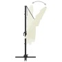 4-stufiger Sonnenschirm mit sandfarbenem Aluminiummast 250x250 cm von vidaXL, Sonnenschirme - Ref: Foro24-313820, Preis: 196,...