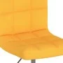 Yellow fabric swivel dining chair by , dining chairs - Ref: Foro24-3087475, Price: 73,81 €, Discount: %