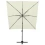 4-level parasol with sand aluminum pole 250x250 cm by vidaXL, Umbrellas - Ref: Foro24-313820, Price: 193,71 €, Discount: %