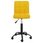 Silla de comedor giratoria de terciopelo amarillo mostaza de , Sillas de comedor - Ref: Foro24-3087603, Precio: 75,65 €, Desc...